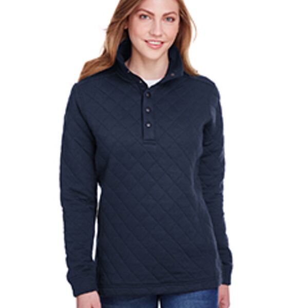 Ladies' Quilted Snap Pullover Thumbnail