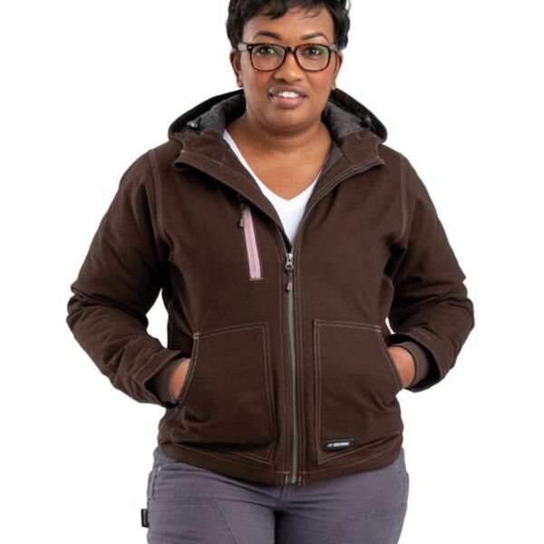 Ladies' Softstone Modern Full-Zip Hooded Jacket Thumbnail