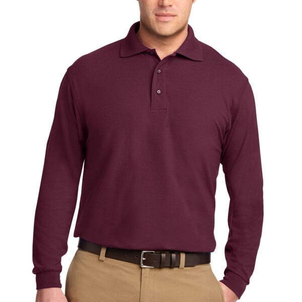 Silk Touch Long Sleeve Polo Thumbnail