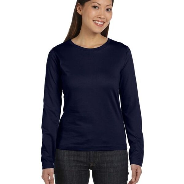 Ladies' Premium Jersey Long-Sleeve T-Shirt Thumbnail