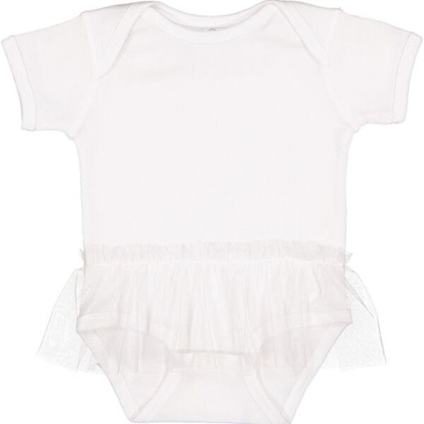 Infant Baby Rib Lap Shoulder Tutu Creeper Thumbnail