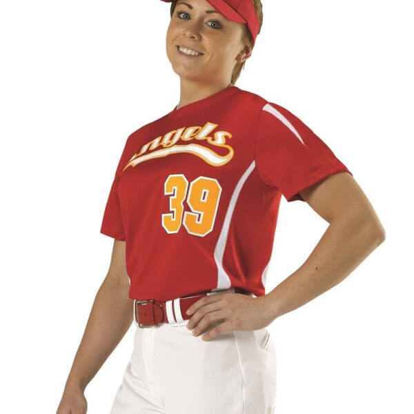 Girls' Fast-Pitch Crew Neck Jersey Thumbnail
