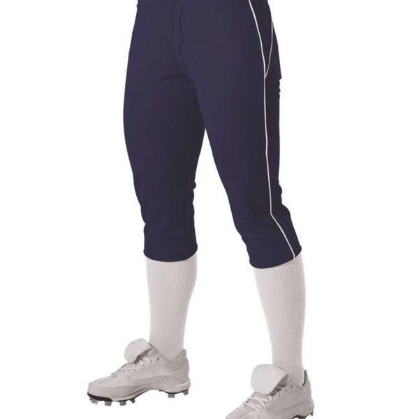 Women's Belted Piped Fastpitch Pants Thumbnail