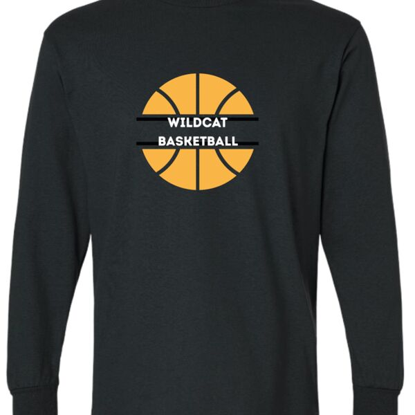 Ultra Cotton® Long Sleeve T-Shirt (ADULT)_Wildcats Basketball Thumbnail